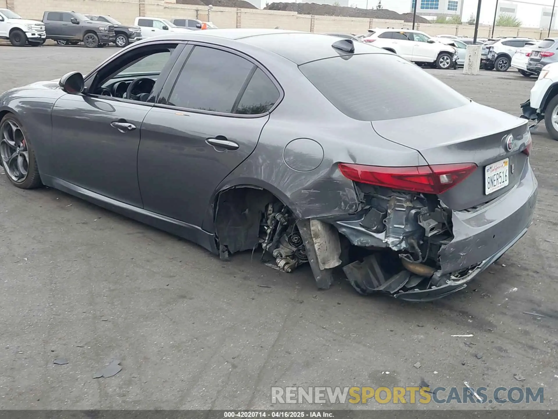 3 Photograph of a damaged car ZARFAMBN6K7607298 ALFA ROMEO GIULIA 2019