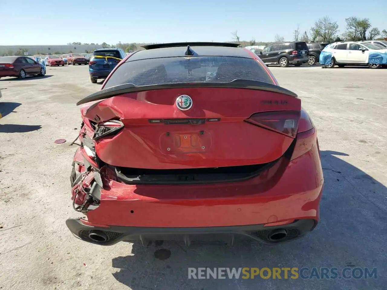 6 Photograph of a damaged car ZARFAMBN6K7612307 ALFA ROMEO GIULIA 2019