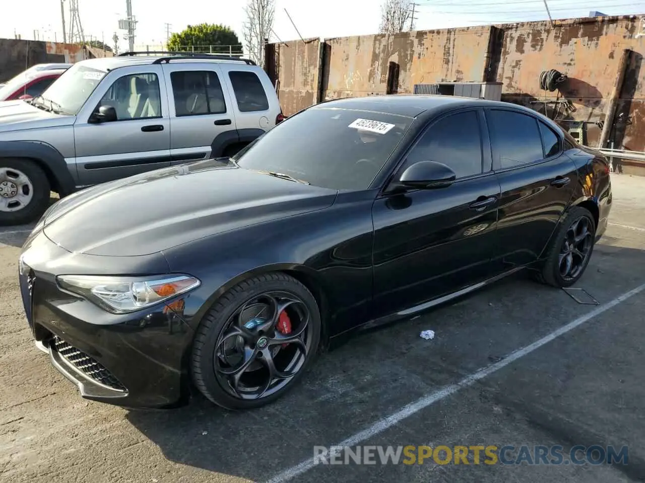 1 Photograph of a damaged car ZARFAMBN9K7604847 ALFA ROMEO GIULIA 2019