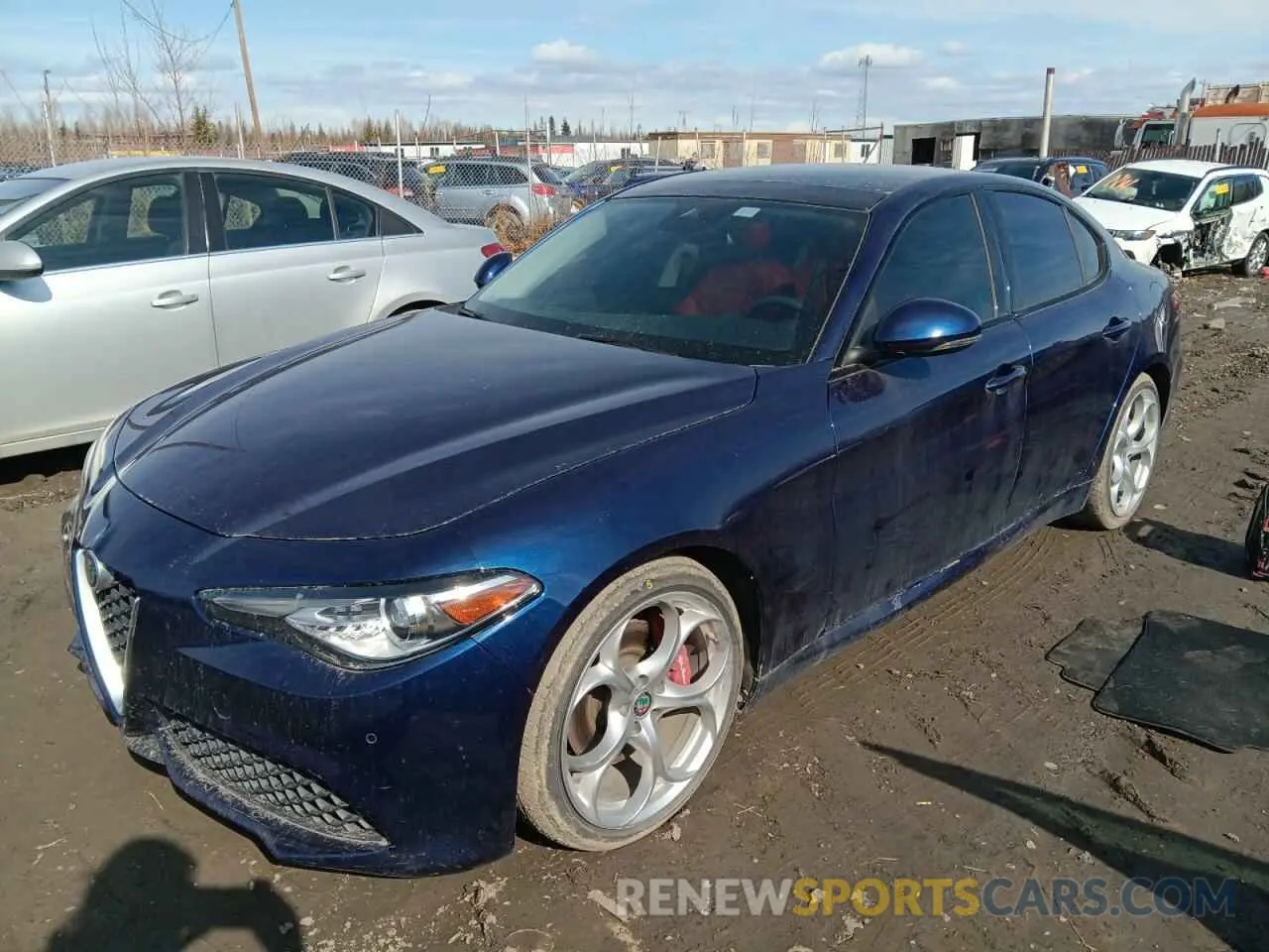 1 Photograph of a damaged car ZARFAMBNXK7600855 ALFA ROMEO GIULIA 2019