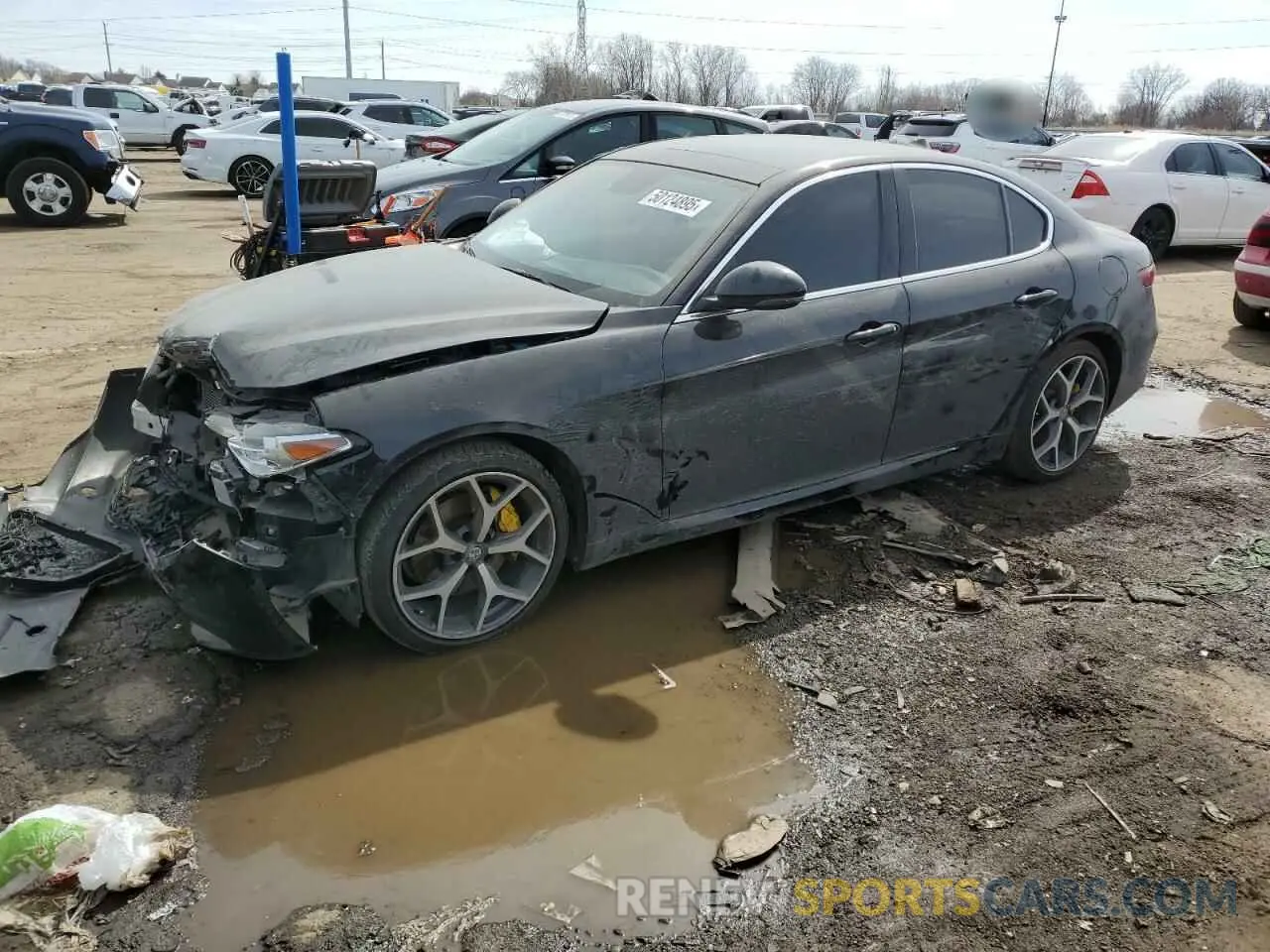 1 Photograph of a damaged car ZARFANAN3K7623028 ALFA ROMEO GIULIA 2019