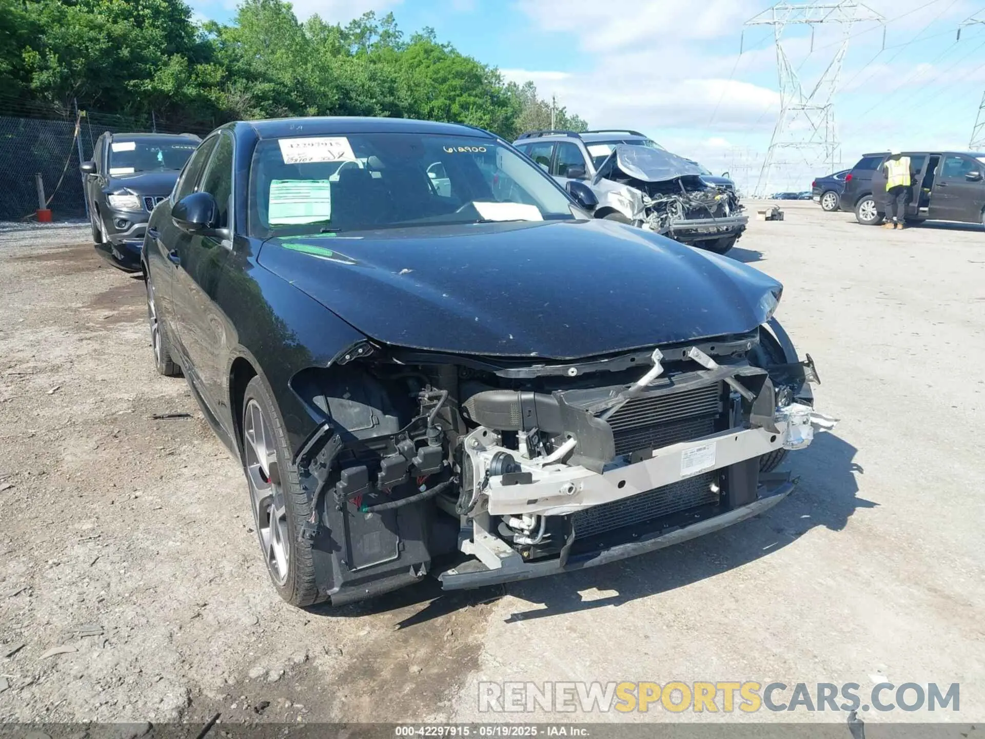 19 Photograph of a damaged car ZARFANAN6K7612900 ALFA ROMEO GIULIA 2019