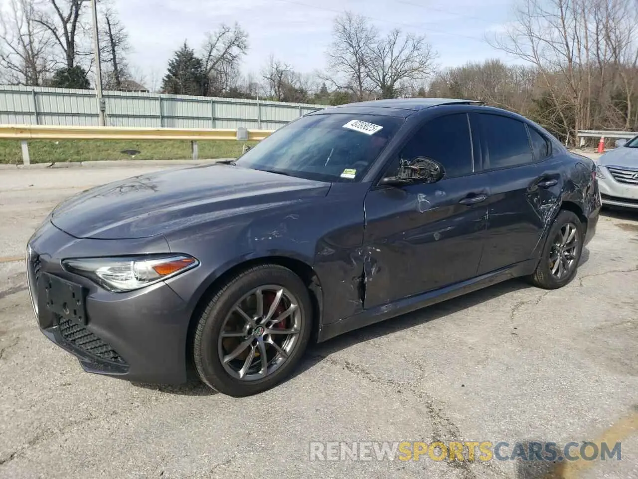 1 Photograph of a damaged car ZARFANAN8K7609190 ALFA ROMEO GIULIA 2019