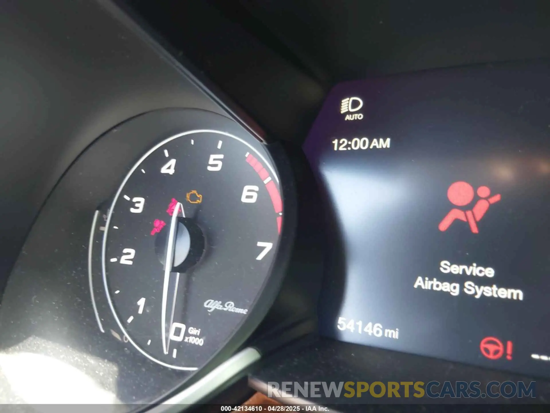 7 Photograph of a damaged car ZARFANAN9K7603219 ALFA ROMEO GIULIA 2019