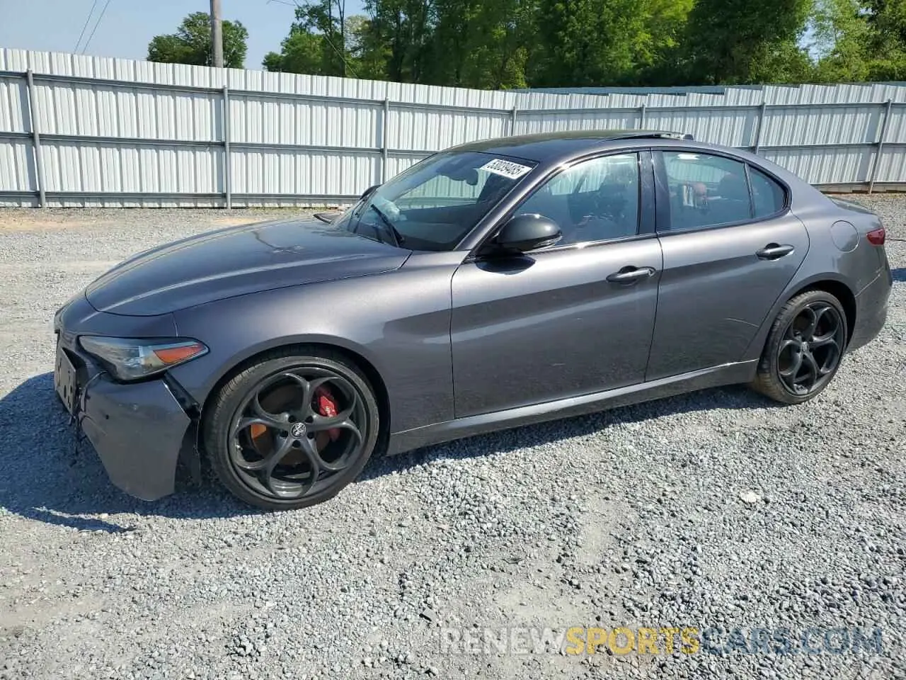 1 Photograph of a damaged car ZARFANANXK7609658 ALFA ROMEO GIULIA 2019
