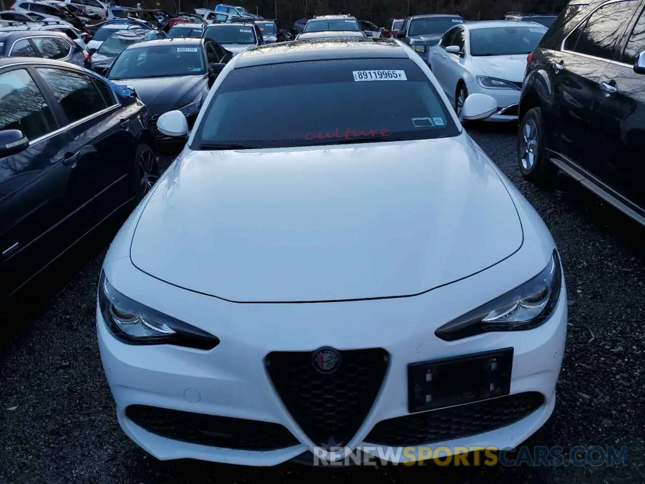 5 Photograph of a damaged car ZARFANBN0K7608050 ALFA ROMEO GIULIA 2019