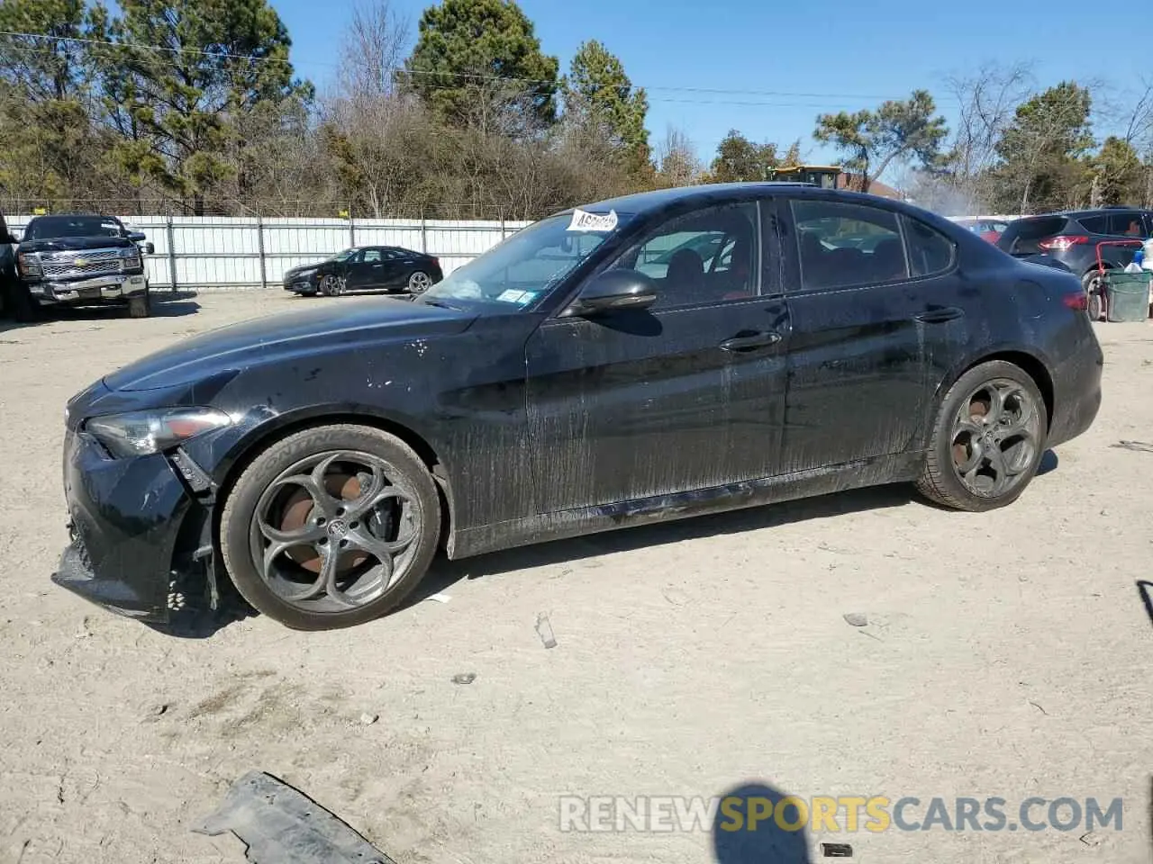 1 Photograph of a damaged car ZARFANBN3K7608916 ALFA ROMEO GIULIA 2019