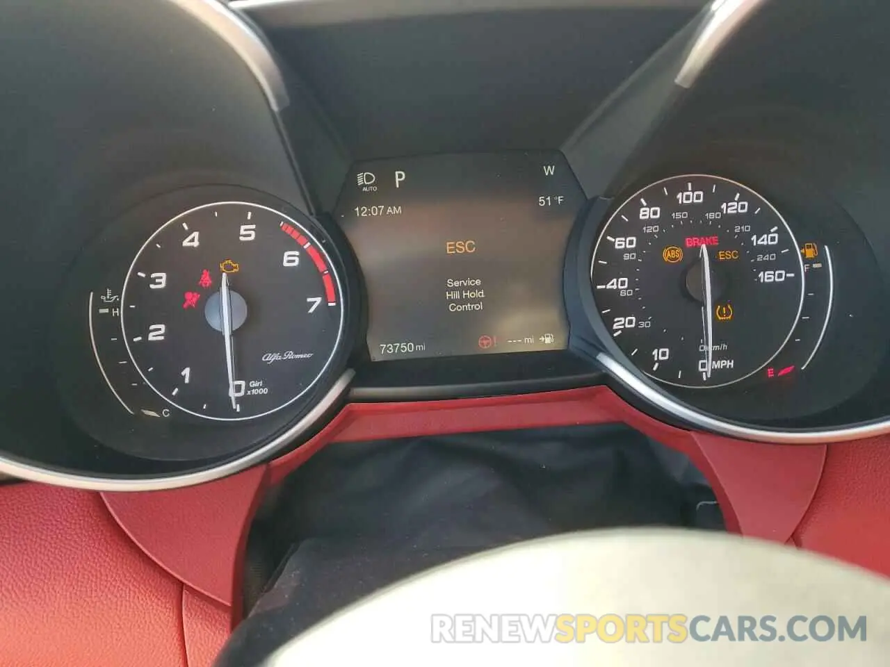 9 Photograph of a damaged car ZARFANBN3K7608916 ALFA ROMEO GIULIA 2019
