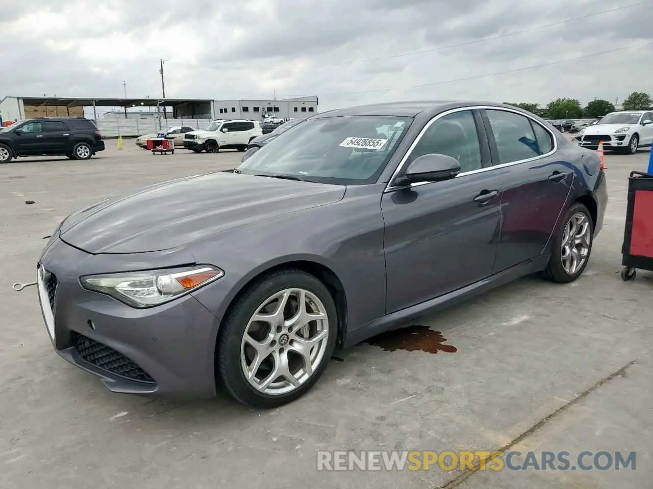1 Photograph of a damaged car ZARFANBN4K7603417 ALFA ROMEO GIULIA 2019