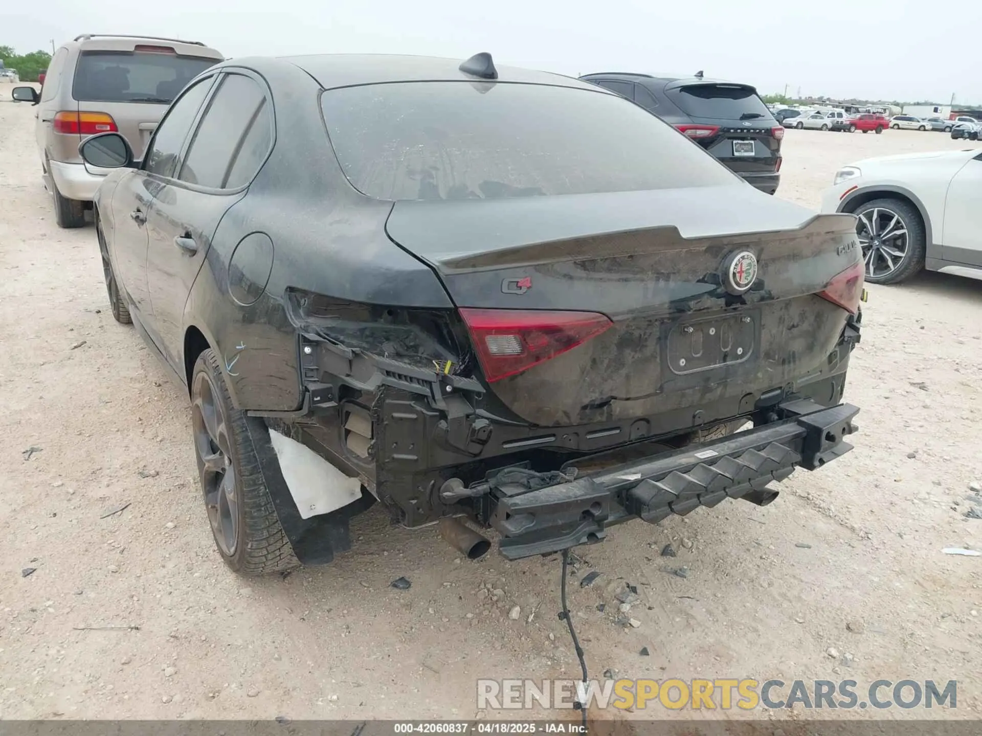 6 Photograph of a damaged car ZARFANBN4K7607998 ALFA ROMEO GIULIA 2019