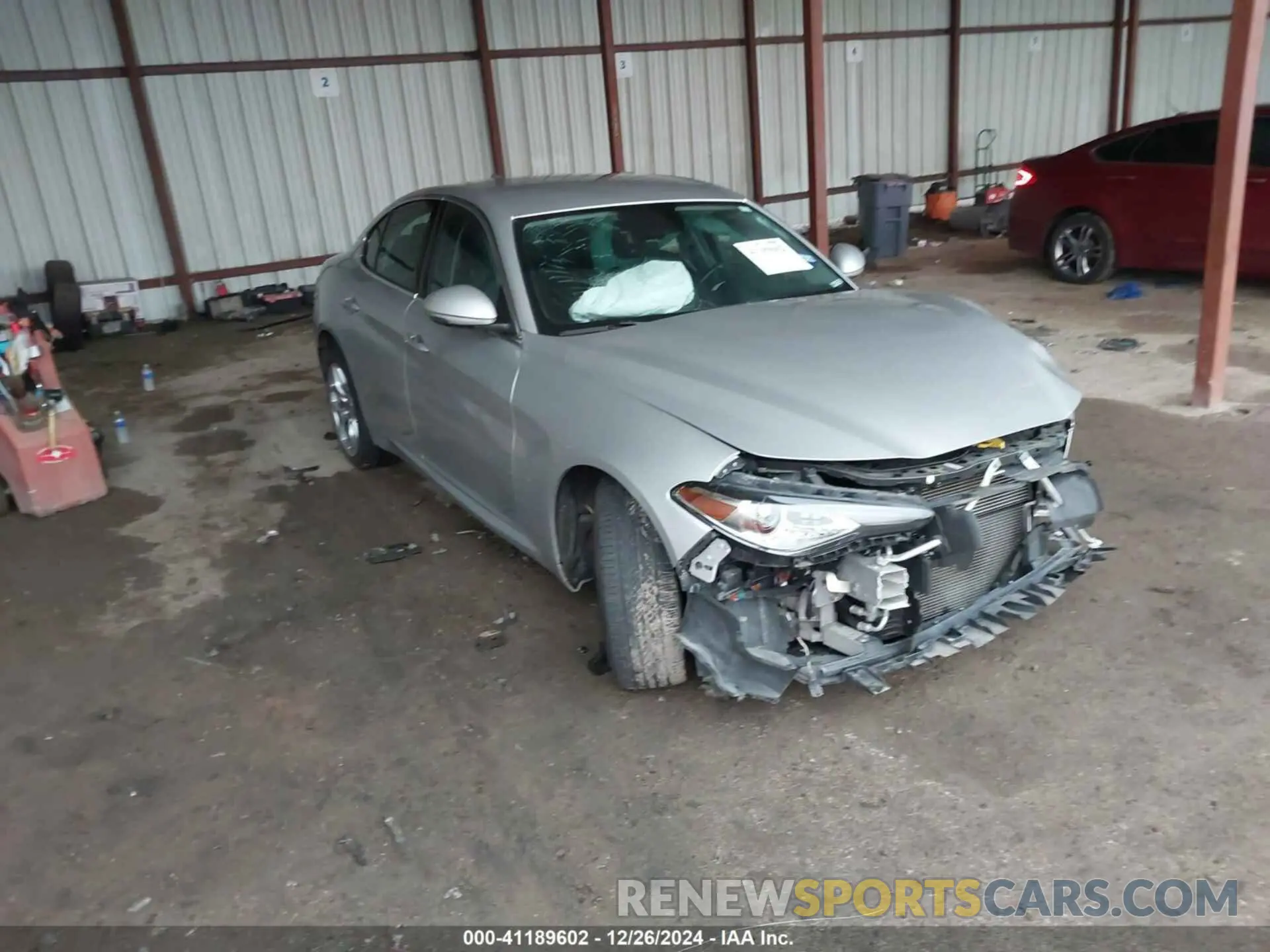 1 Photograph of a damaged car ZARFANBN4K7622131 ALFA ROMEO GIULIA 2019
