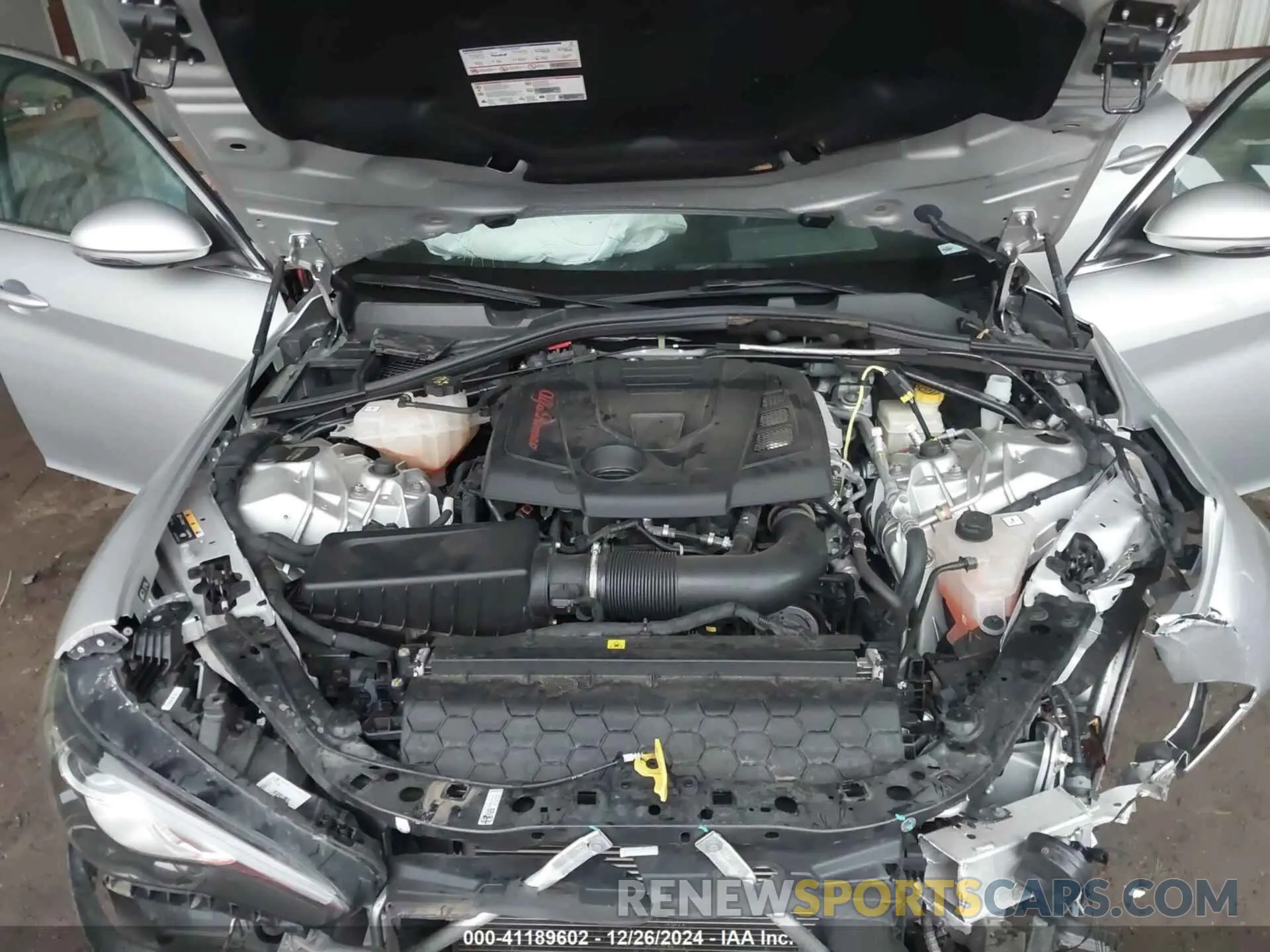 10 Photograph of a damaged car ZARFANBN4K7622131 ALFA ROMEO GIULIA 2019