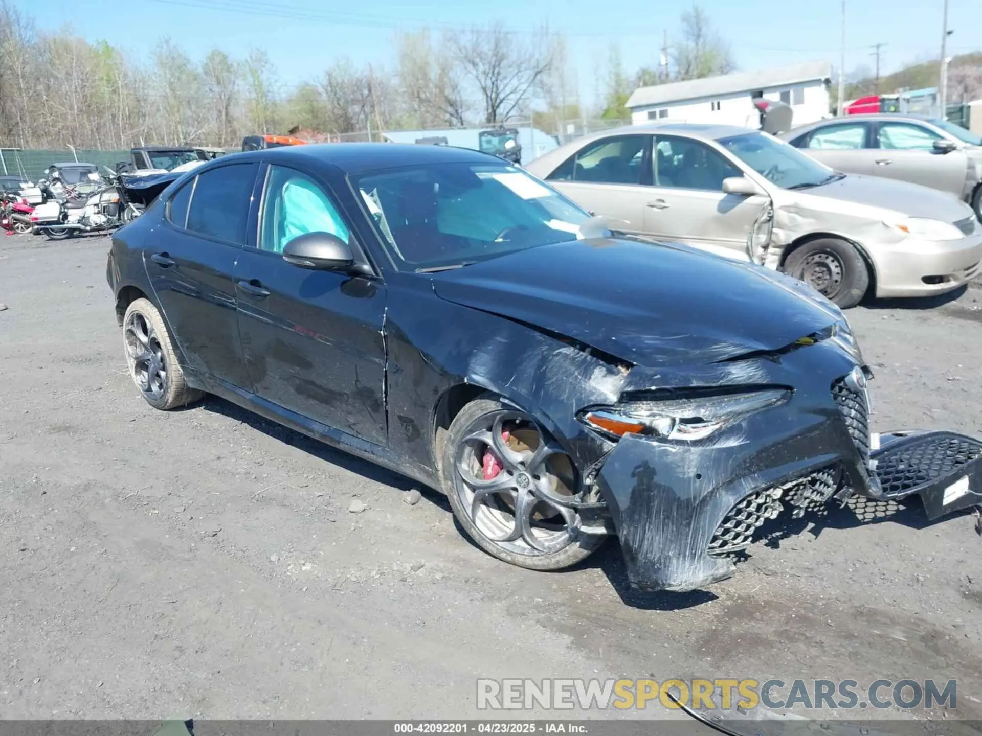 1 Photograph of a damaged car ZARFANBN8K7603243 ALFA ROMEO GIULIA 2019