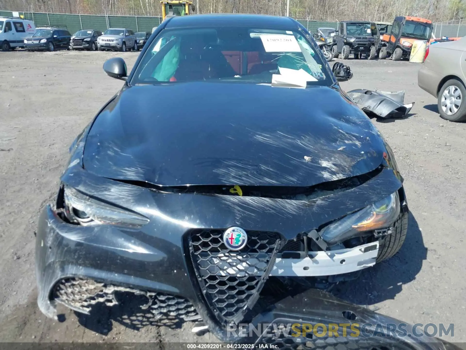 6 Photograph of a damaged car ZARFANBN8K7603243 ALFA ROMEO GIULIA 2019