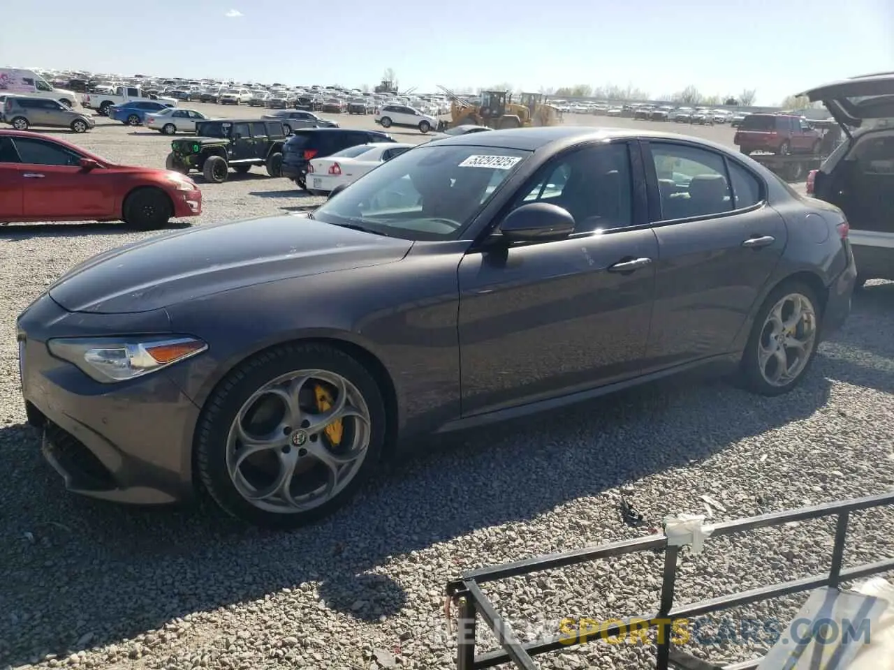 1 Photograph of a damaged car ZARFANBN9K7601162 ALFA ROMEO GIULIA 2019