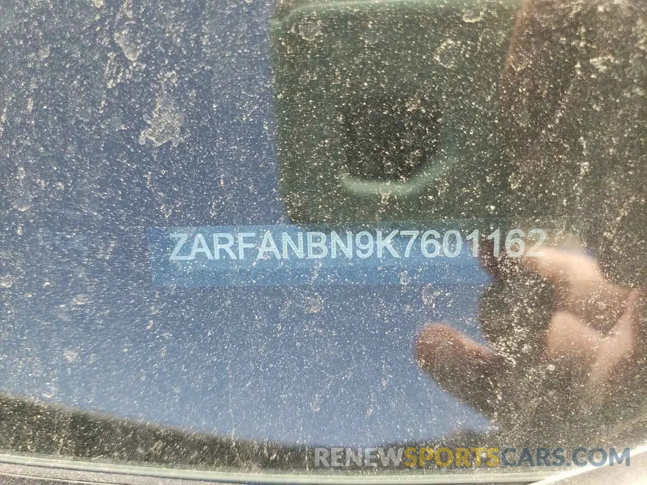12 Photograph of a damaged car ZARFANBN9K7601162 ALFA ROMEO GIULIA 2019