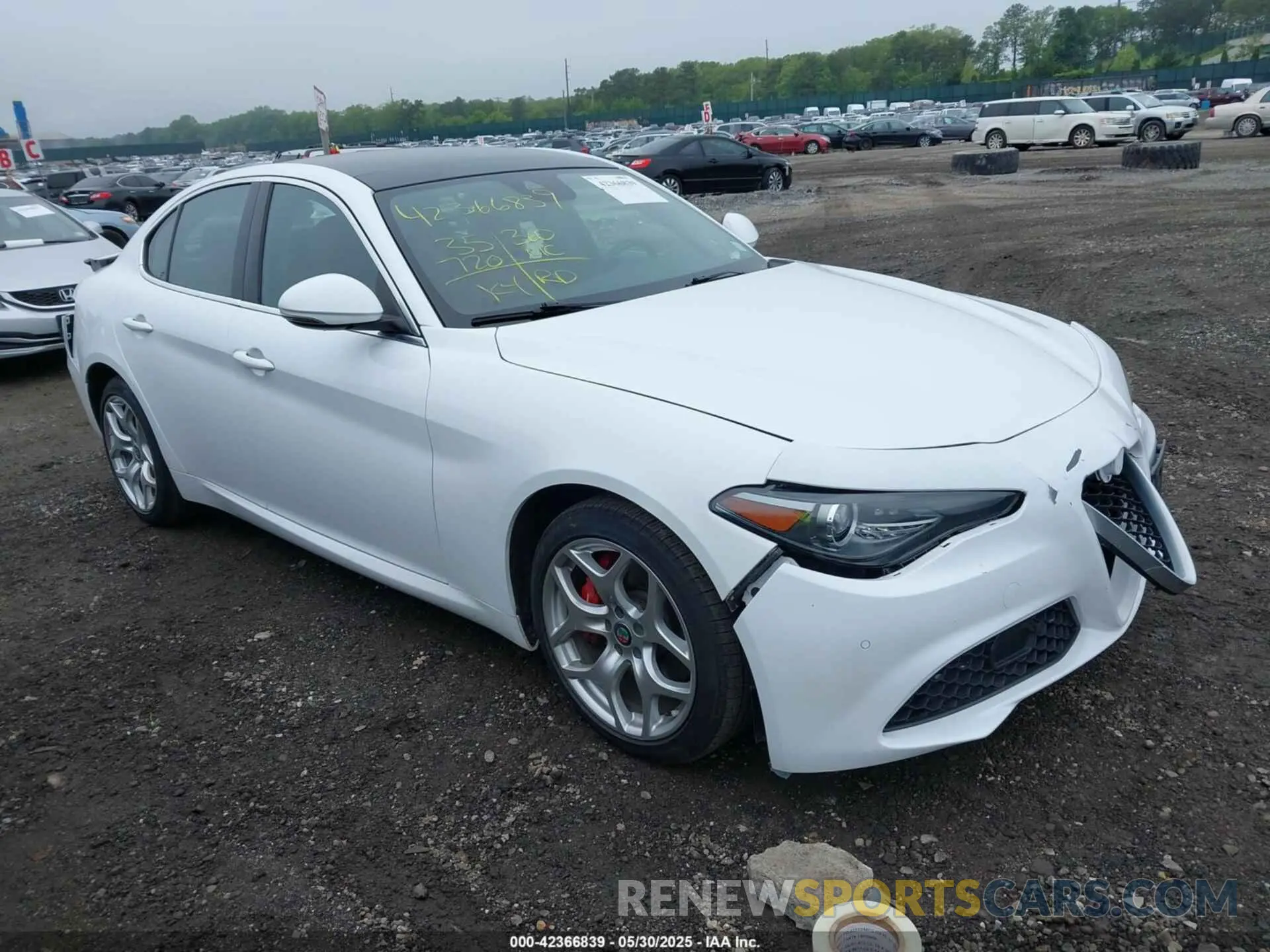 1 Photograph of a damaged car ZARFANBNXK7606323 ALFA ROMEO GIULIA 2019