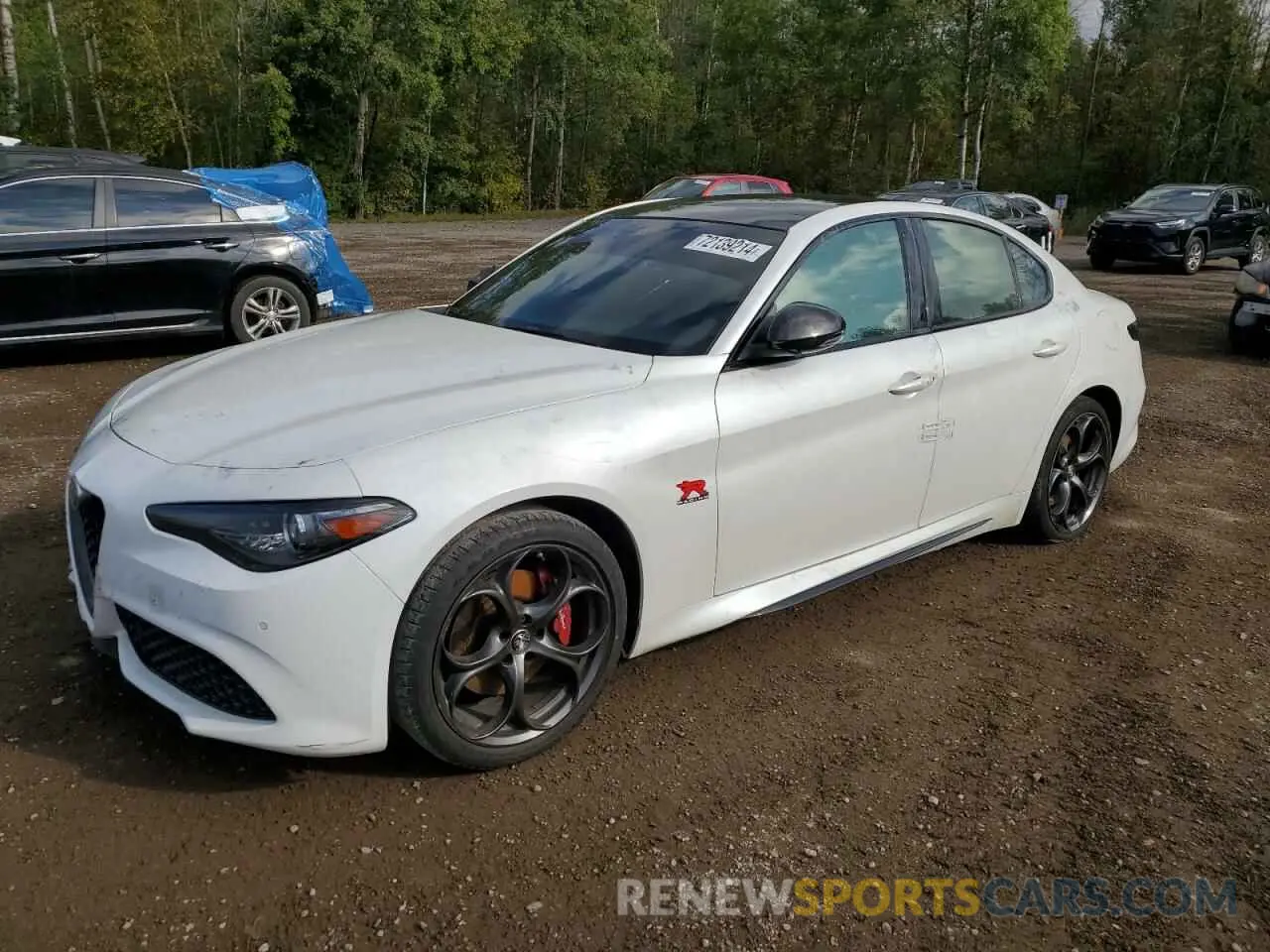 1 Photograph of a damaged car ZARFANBNXK7620366 ALFA ROMEO GIULIA 2019
