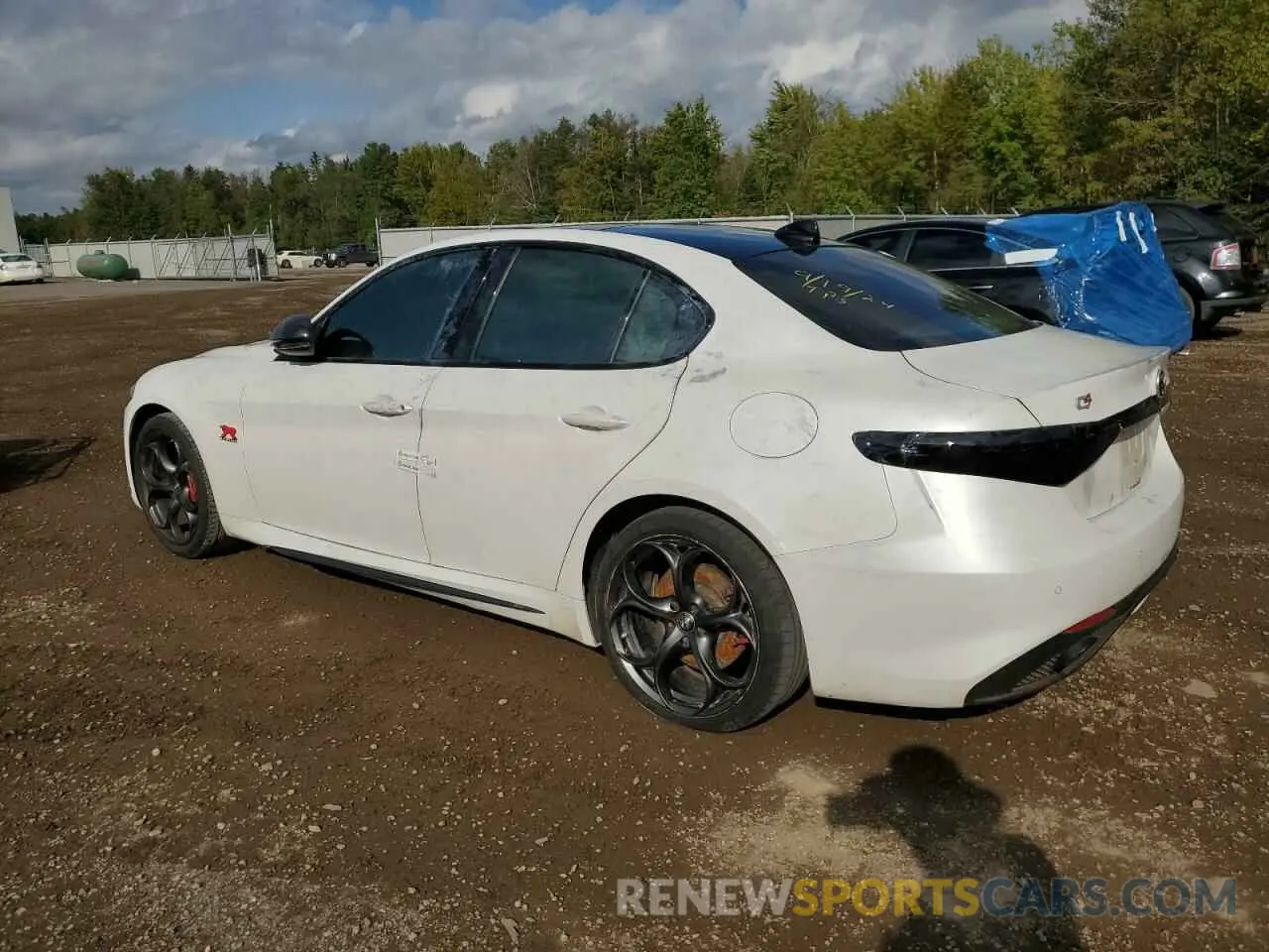 2 Photograph of a damaged car ZARFANBNXK7620366 ALFA ROMEO GIULIA 2019