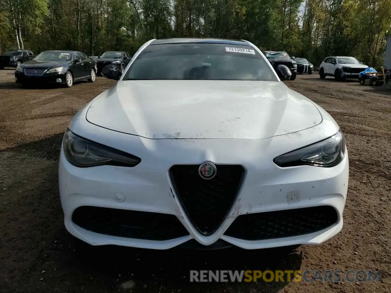 5 Photograph of a damaged car ZARFANBNXK7620366 ALFA ROMEO GIULIA 2019
