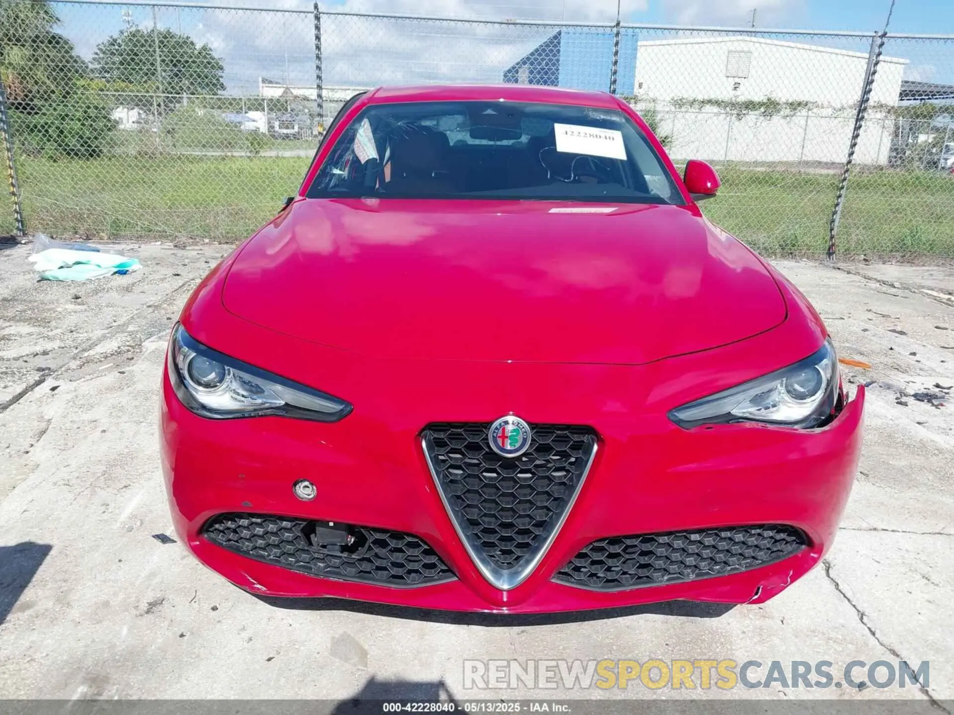 11 Photograph of a damaged car ZARFAMAN0L7631101 ALFA ROMEO GIULIA 2020