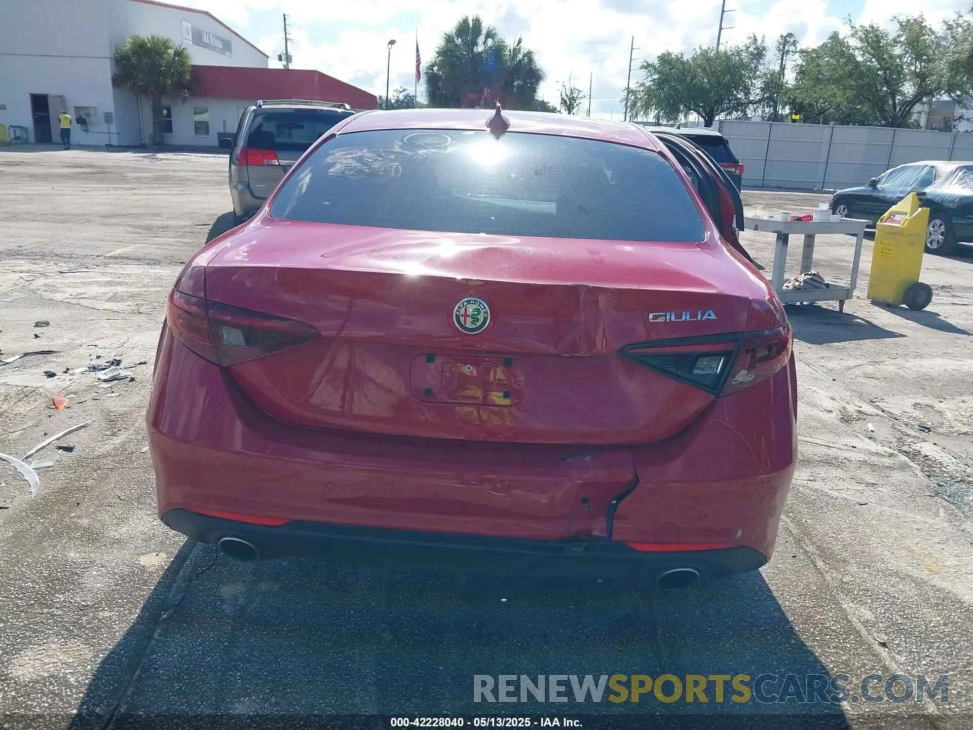 15 Photograph of a damaged car ZARFAMAN0L7631101 ALFA ROMEO GIULIA 2020