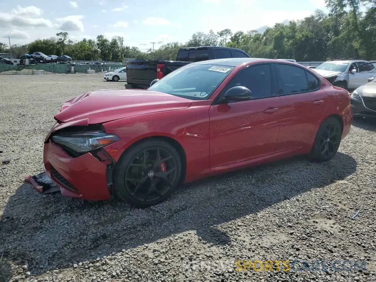 1 Photograph of a damaged car ZARFAMAN1L7625954 ALFA ROMEO GIULIA 2020