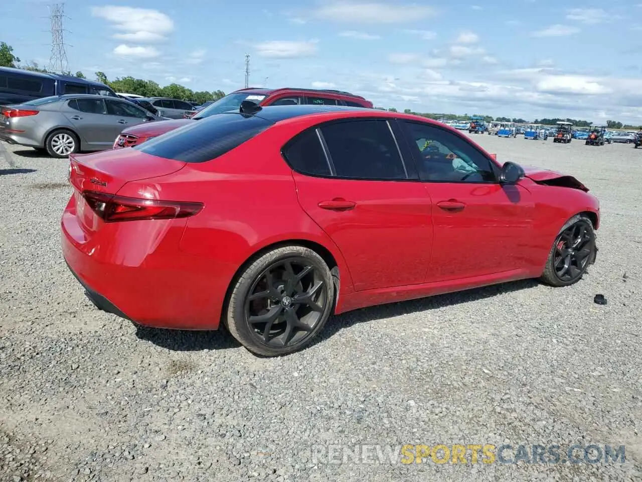 3 Photograph of a damaged car ZARFAMAN1L7625954 ALFA ROMEO GIULIA 2020