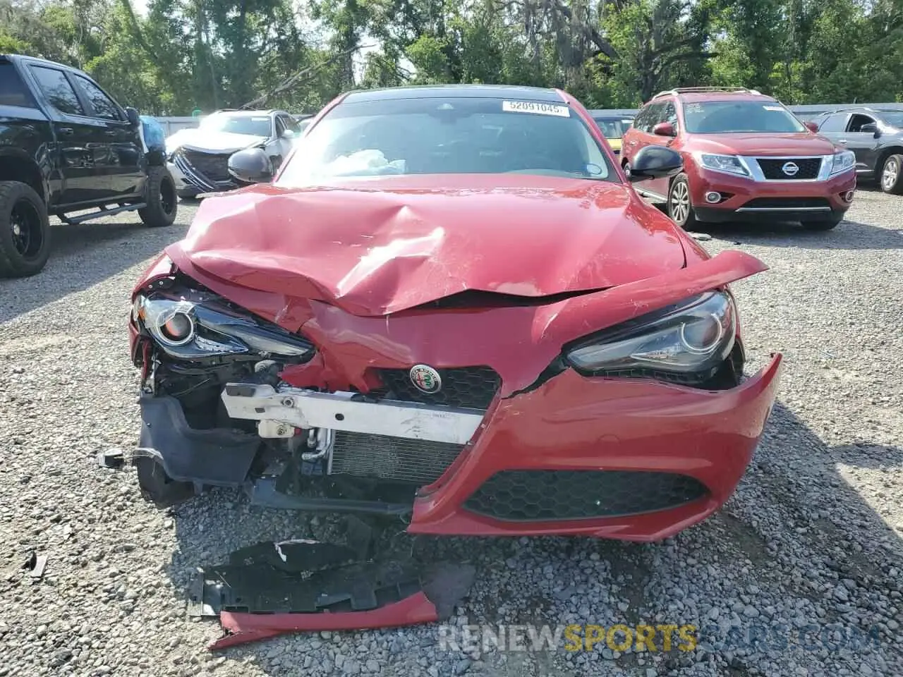 5 Photograph of a damaged car ZARFAMAN1L7625954 ALFA ROMEO GIULIA 2020