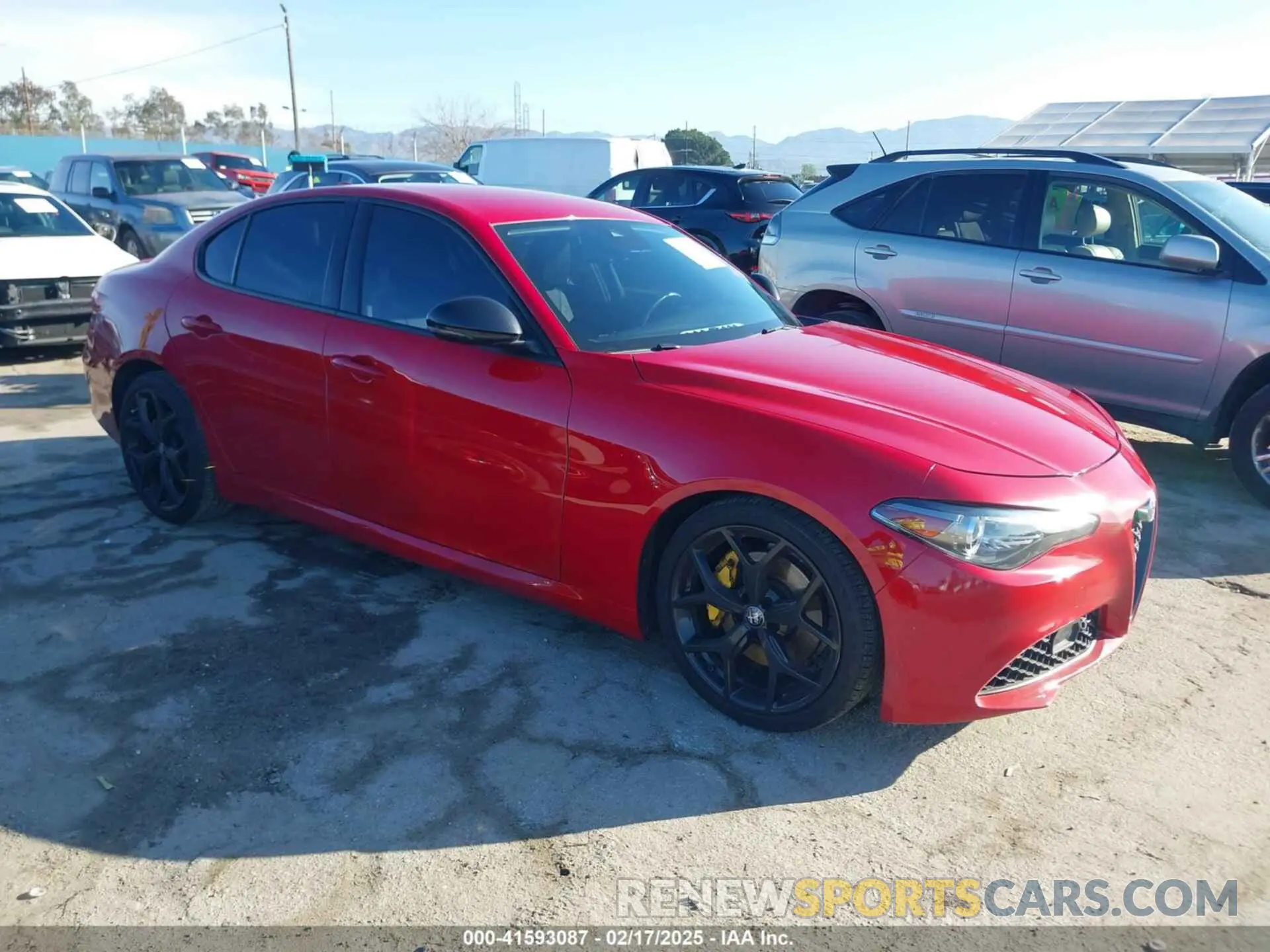 1 Photograph of a damaged car ZARFAMAN2L7636459 ALFA ROMEO GIULIA 2020