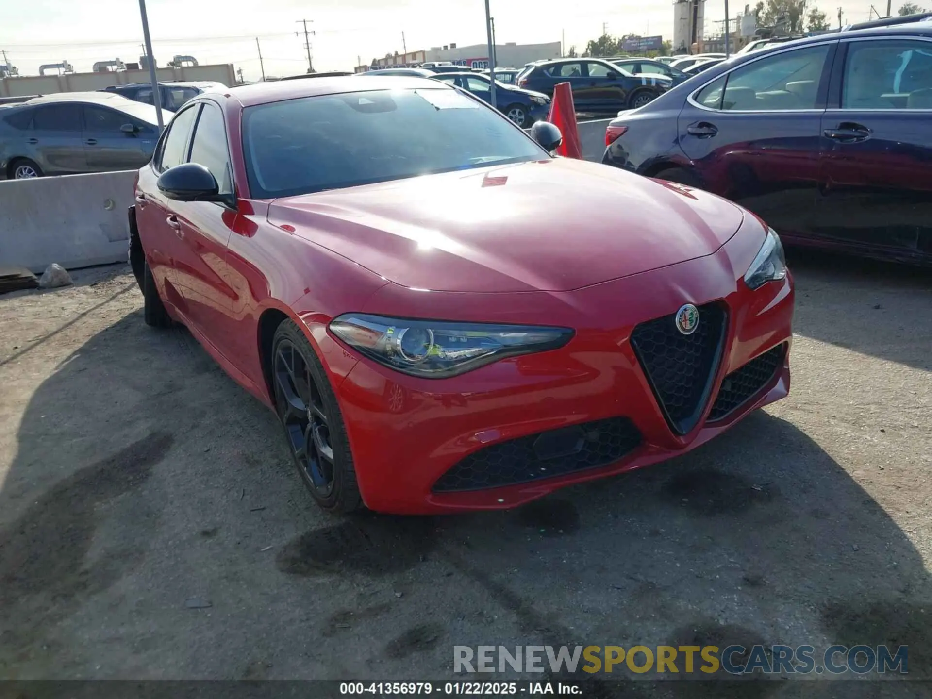 1 Photograph of a damaged car ZARFAMAN3L7636390 ALFA ROMEO GIULIA 2020