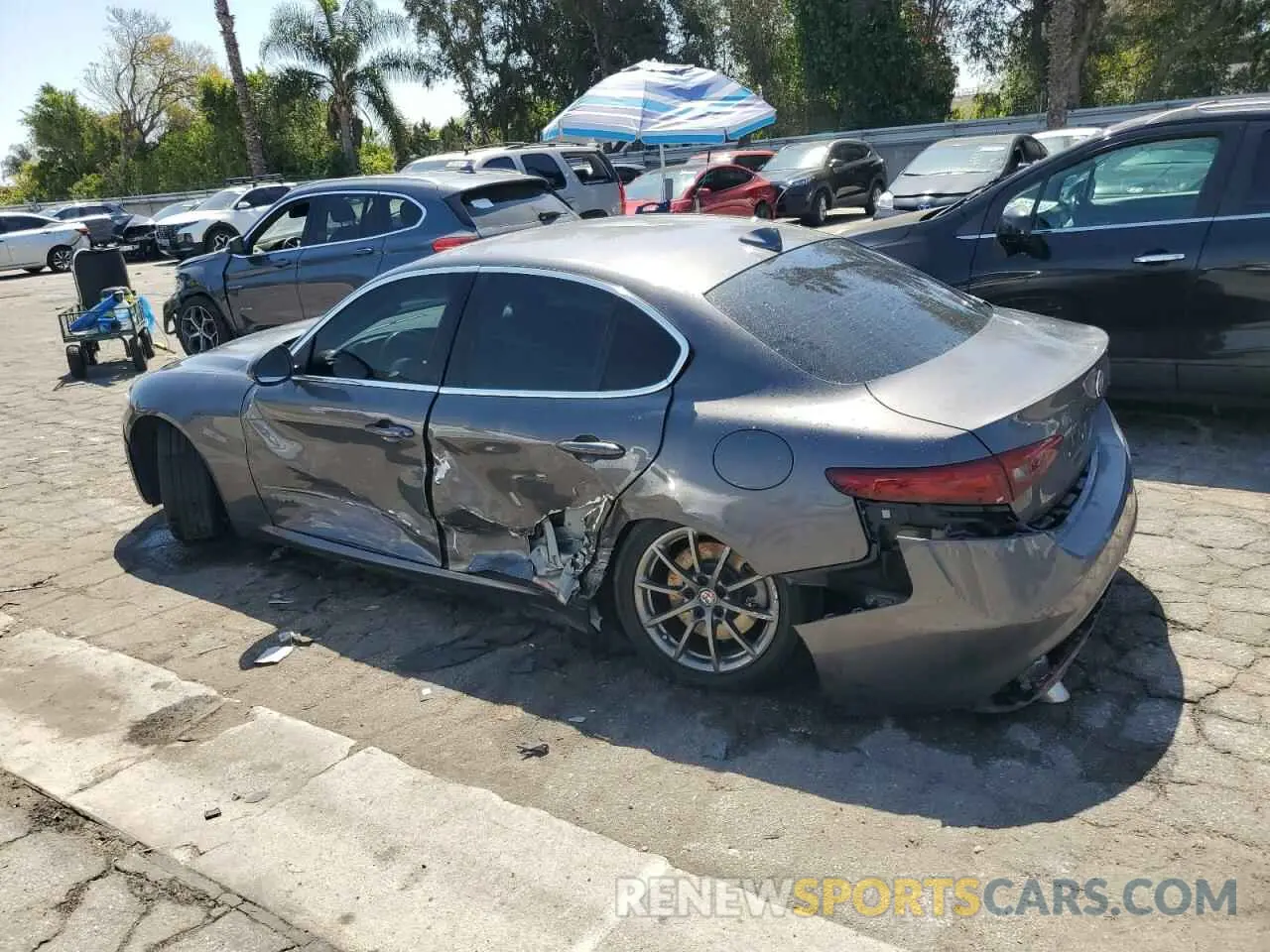 2 Photograph of a damaged car ZARFAMAN4L7636429 ALFA ROMEO GIULIA 2020