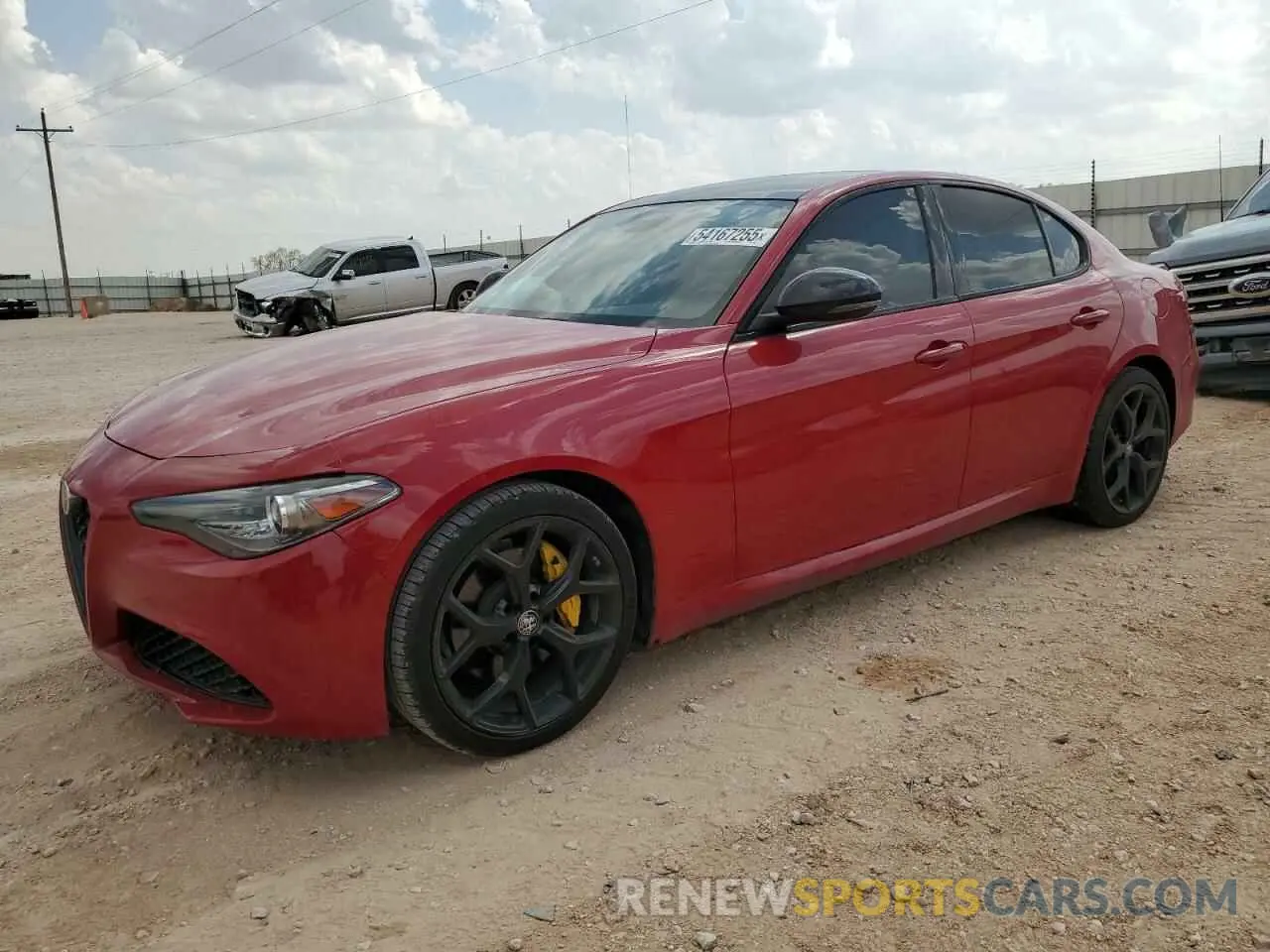 1 Photograph of a damaged car ZARFAMAN7L7638353 ALFA ROMEO GIULIA 2020
