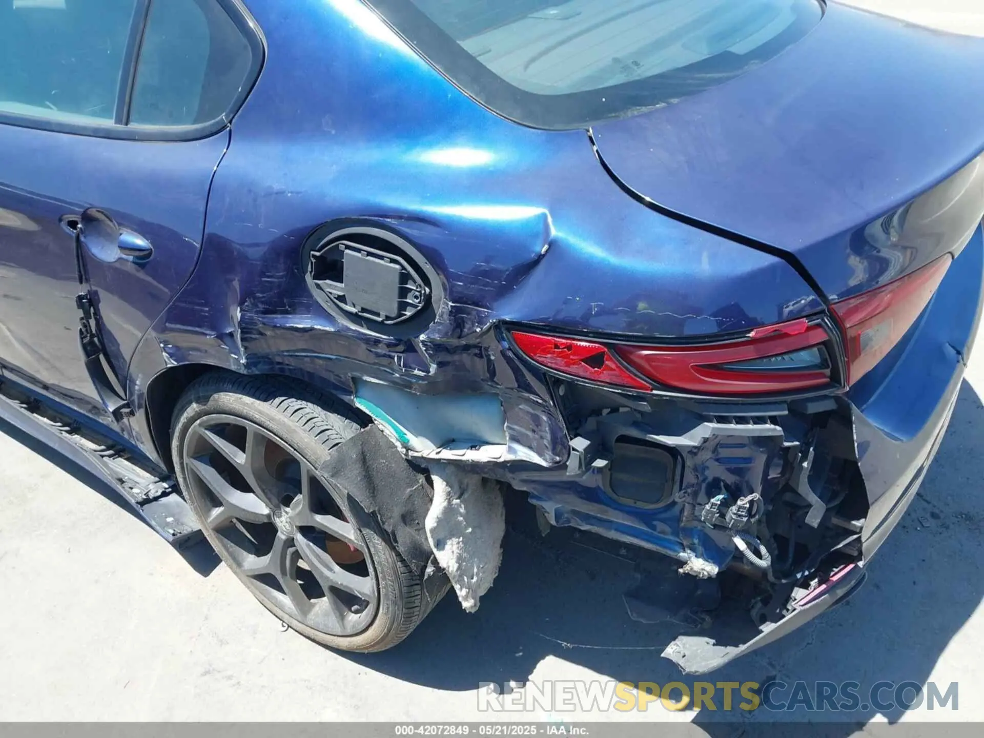 6 Photograph of a damaged car ZARFAMANXL7626343 ALFA ROMEO GIULIA 2020