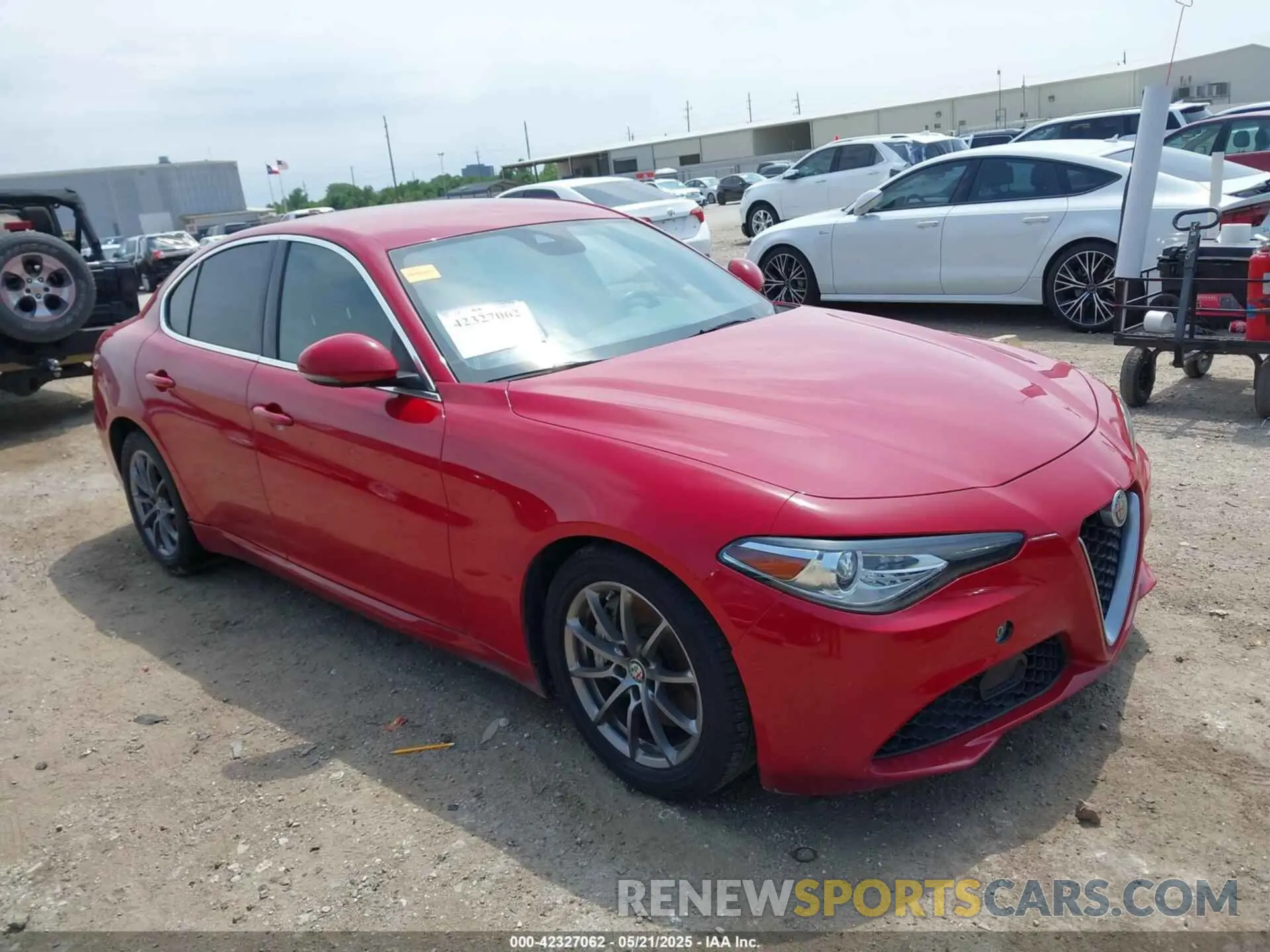 1 Photograph of a damaged car ZARFAMANXL7631509 ALFA ROMEO GIULIA 2020