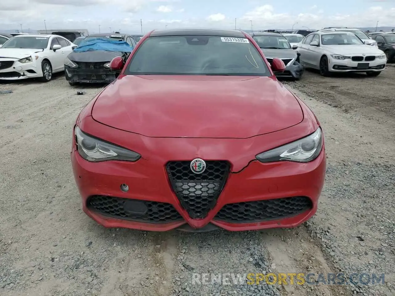5 Photograph of a damaged car ZARFAMBN9L7626297 ALFA ROMEO GIULIA 2020
