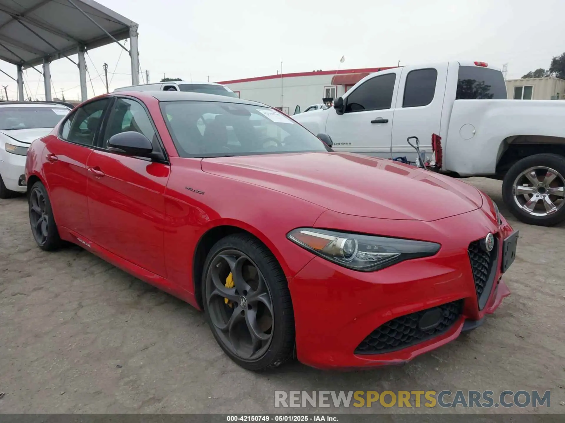 1 Photograph of a damaged car ZARFAMBN9L7638160 ALFA ROMEO GIULIA 2020