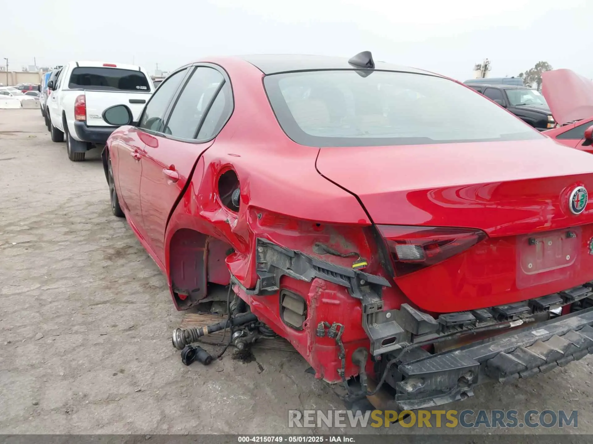 6 Photograph of a damaged car ZARFAMBN9L7638160 ALFA ROMEO GIULIA 2020
