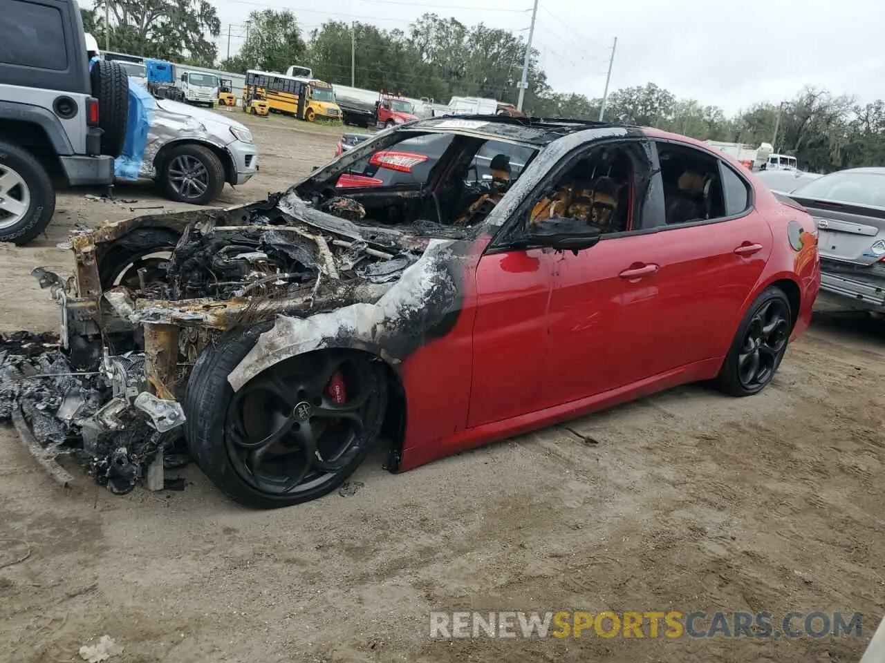 1 Photograph of a damaged car ZARFAMBNXL7626289 ALFA ROMEO GIULIA 2020