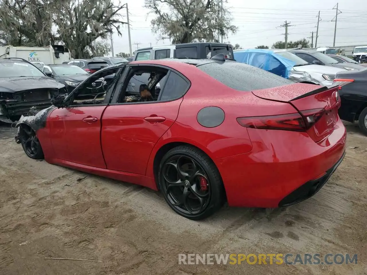2 Photograph of a damaged car ZARFAMBNXL7626289 ALFA ROMEO GIULIA 2020