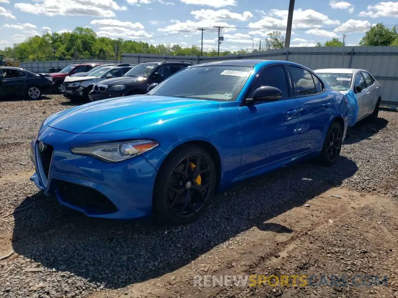 1 Photograph of a damaged car ZARFANAN9L7625531 ALFA ROMEO GIULIA 2020