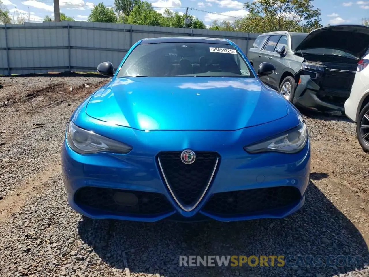 5 Photograph of a damaged car ZARFANAN9L7625531 ALFA ROMEO GIULIA 2020