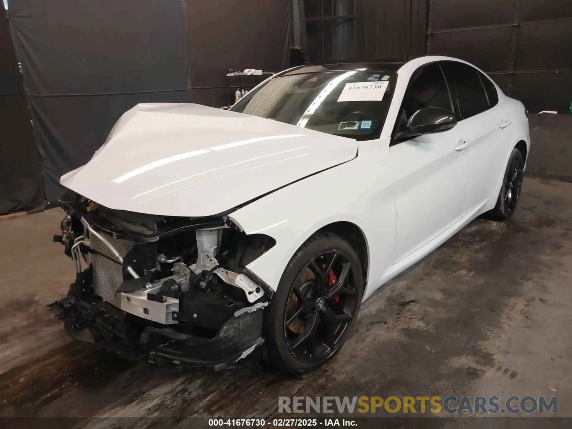2 Photograph of a damaged car ZARFANAN9L7630017 ALFA ROMEO GIULIA 2020