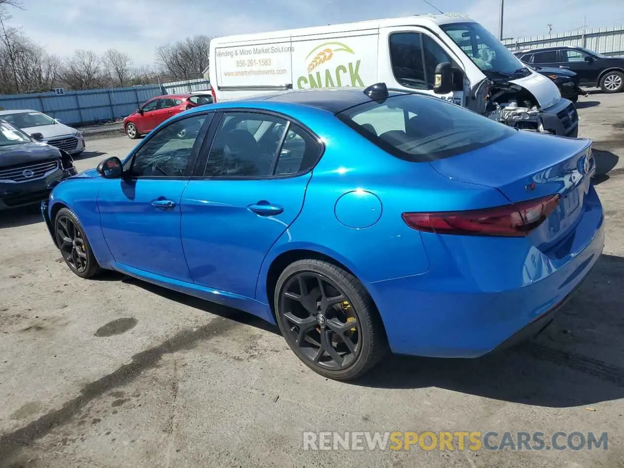 2 Photograph of a damaged car ZARFANBN0L7633662 ALFA ROMEO GIULIA 2020