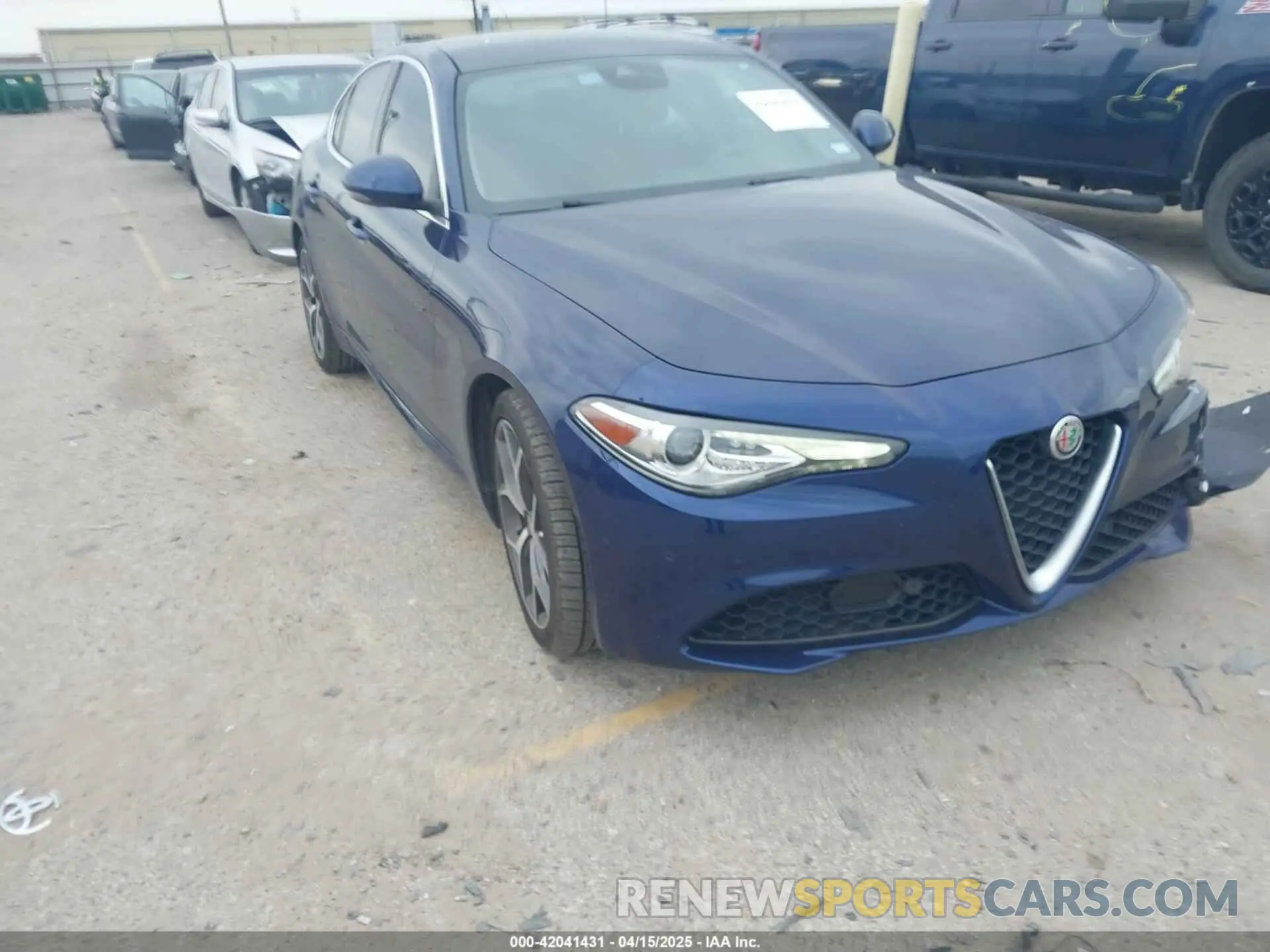 1 Photograph of a damaged car ZARFANBN5L7632328 ALFA ROMEO GIULIA 2020