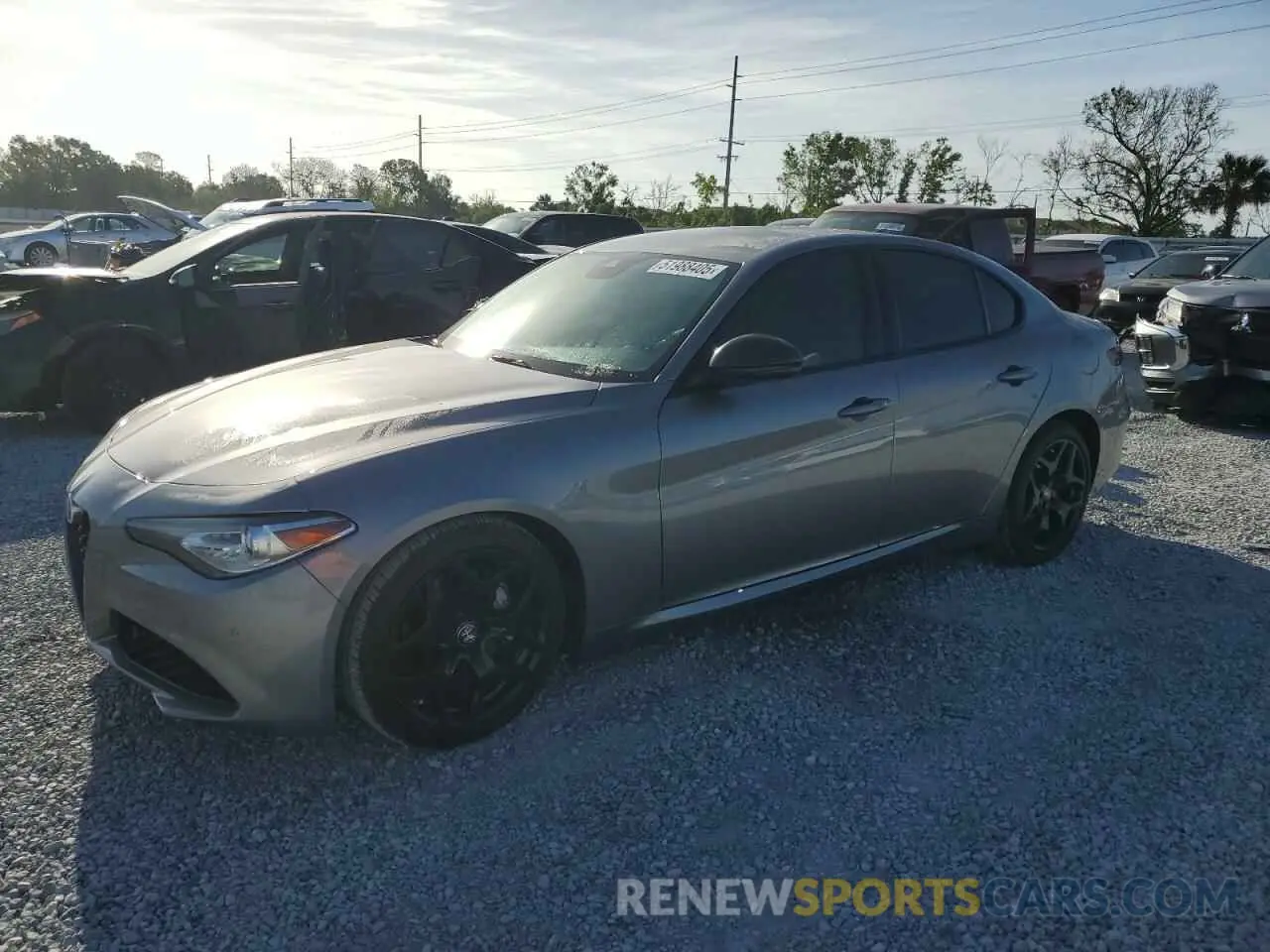 1 Photograph of a damaged car ZARFAMAN2M7643199 ALFA ROMEO GIULIA 2021