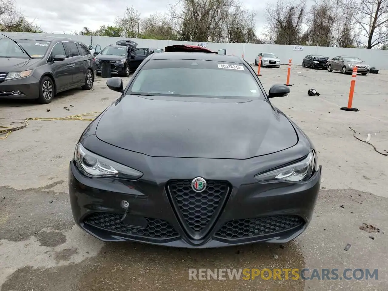 5 Photograph of a damaged car ZARFAMAN3M7639209 ALFA ROMEO GIULIA 2021