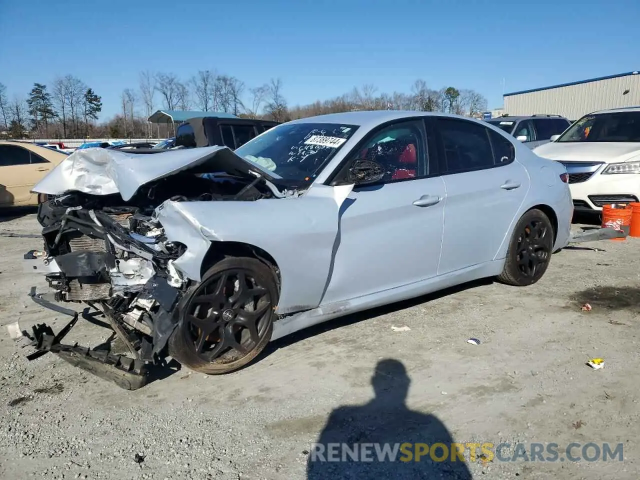 1 Photograph of a damaged car ZARFAMAN5M7648056 ALFA ROMEO GIULIA 2021