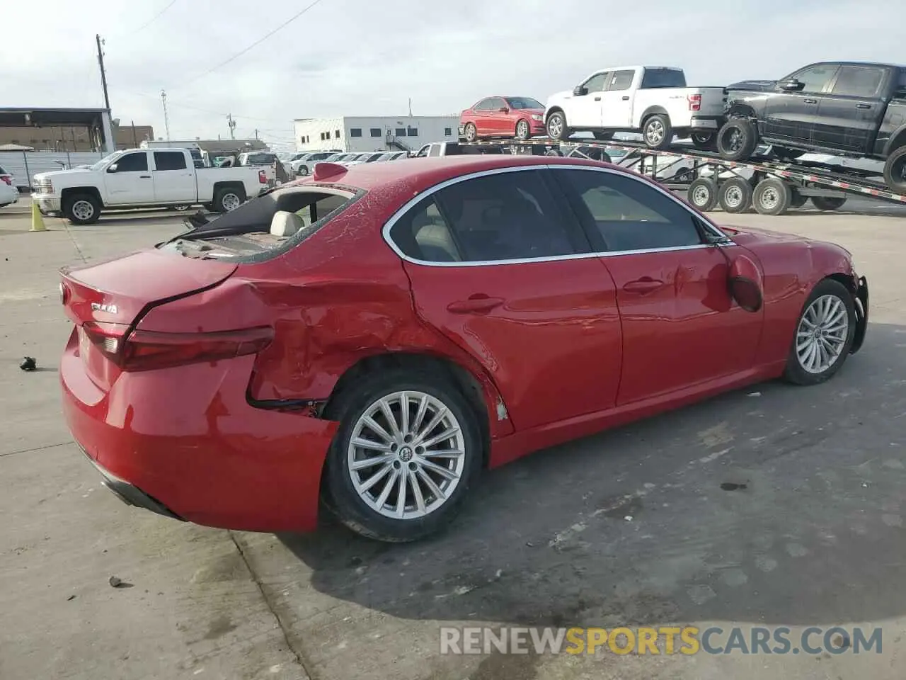 3 Photograph of a damaged car ZARFAMAN9M7639831 ALFA ROMEO GIULIA 2021