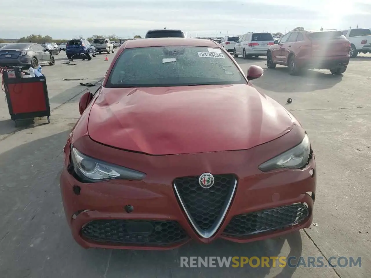 5 Photograph of a damaged car ZARFAMAN9M7639831 ALFA ROMEO GIULIA 2021